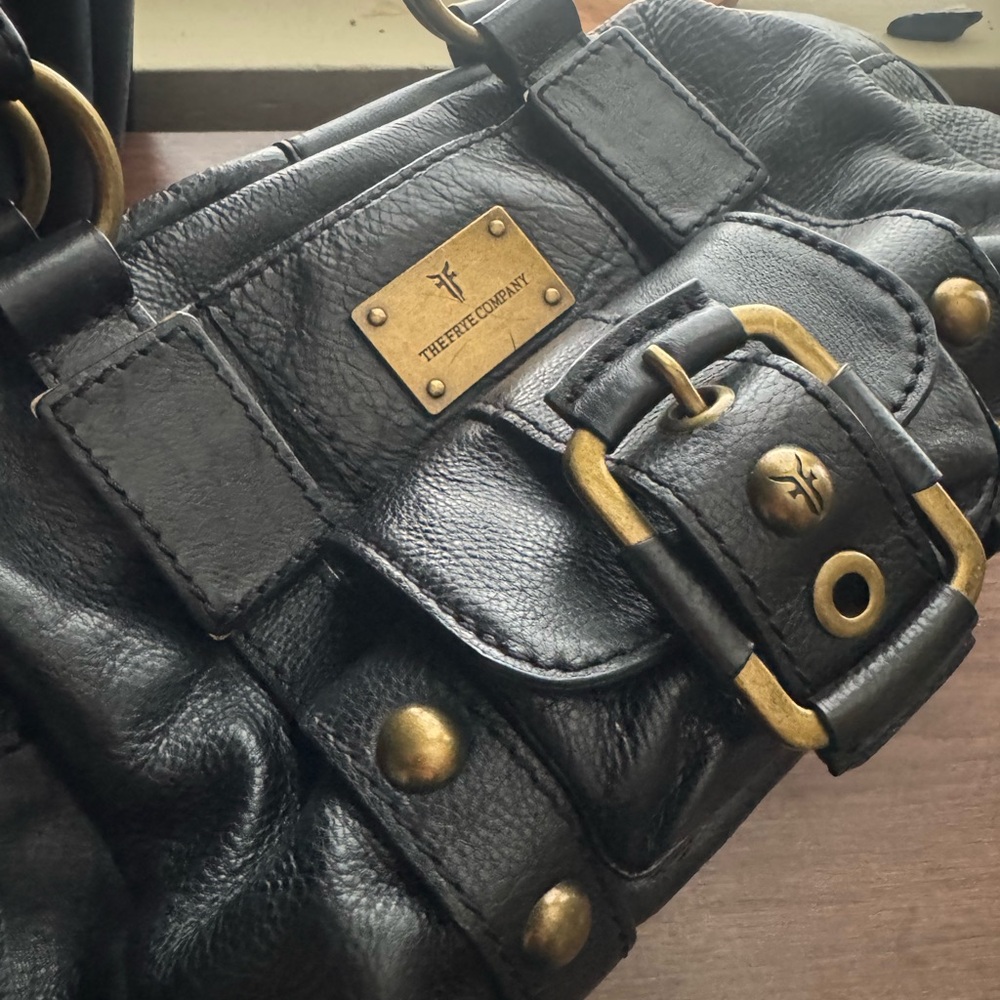 Frye leather black bag